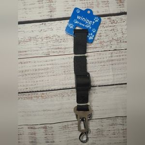 Adjustable Car Seat Belt for Pets, Black